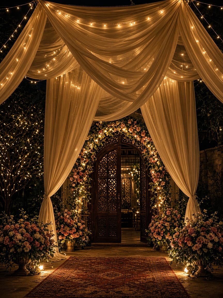 Custom theme event entrance